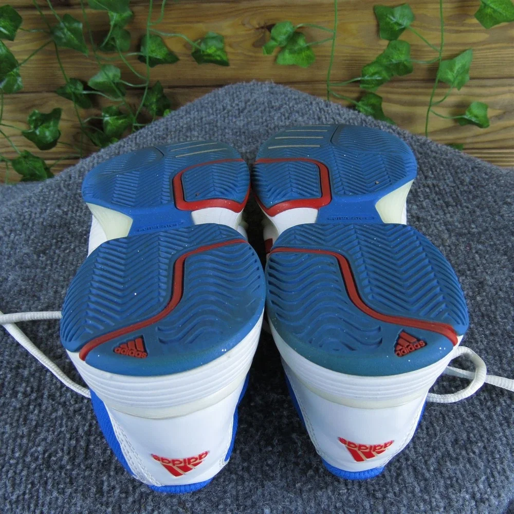 adidas Women Barricade Sneaker‎ White Synthetic Sz 8 Medium  Used 2025